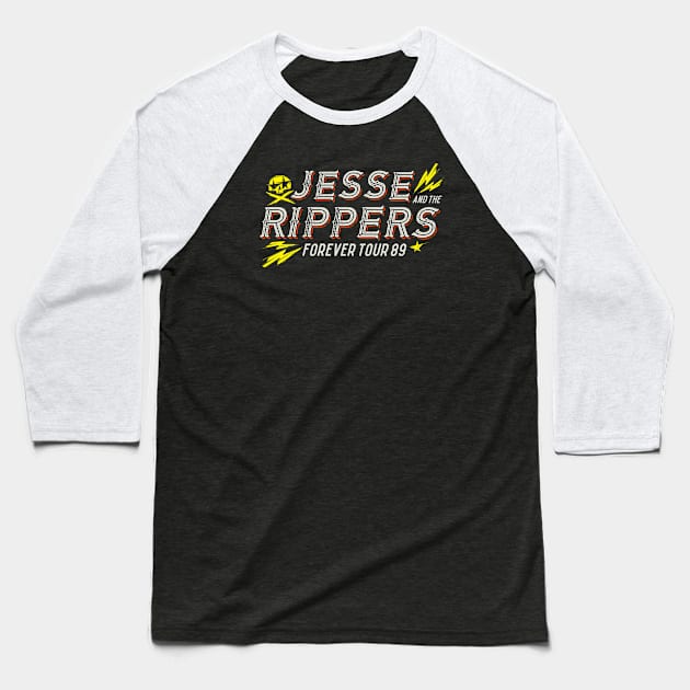 Jesse and the rippers, Full House Baseball T-Shirt by idjie